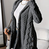 Sara - Fluffig kappa med huva