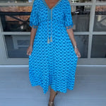 Felicity - Klänning med kustvågsmönster – bild 8