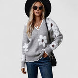 Mereana - Elegant Floral Jumper