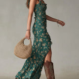 Mika | Boho Retro Maxi Dress