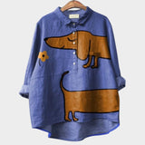 Blus i haute couture-stil