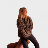 Rosa - Modern Leopard Print Coat