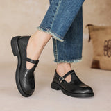 Vela - Premium Leather Mary Jane Shoes