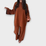 Ingrid - Ribbstickat set i plus size – bild 3