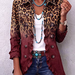 Barbara™ | Leopardmönstrad kavaj med toning – bild 6