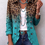 Barbara™ | Leopardmönstrad kavaj med toning – bild 7