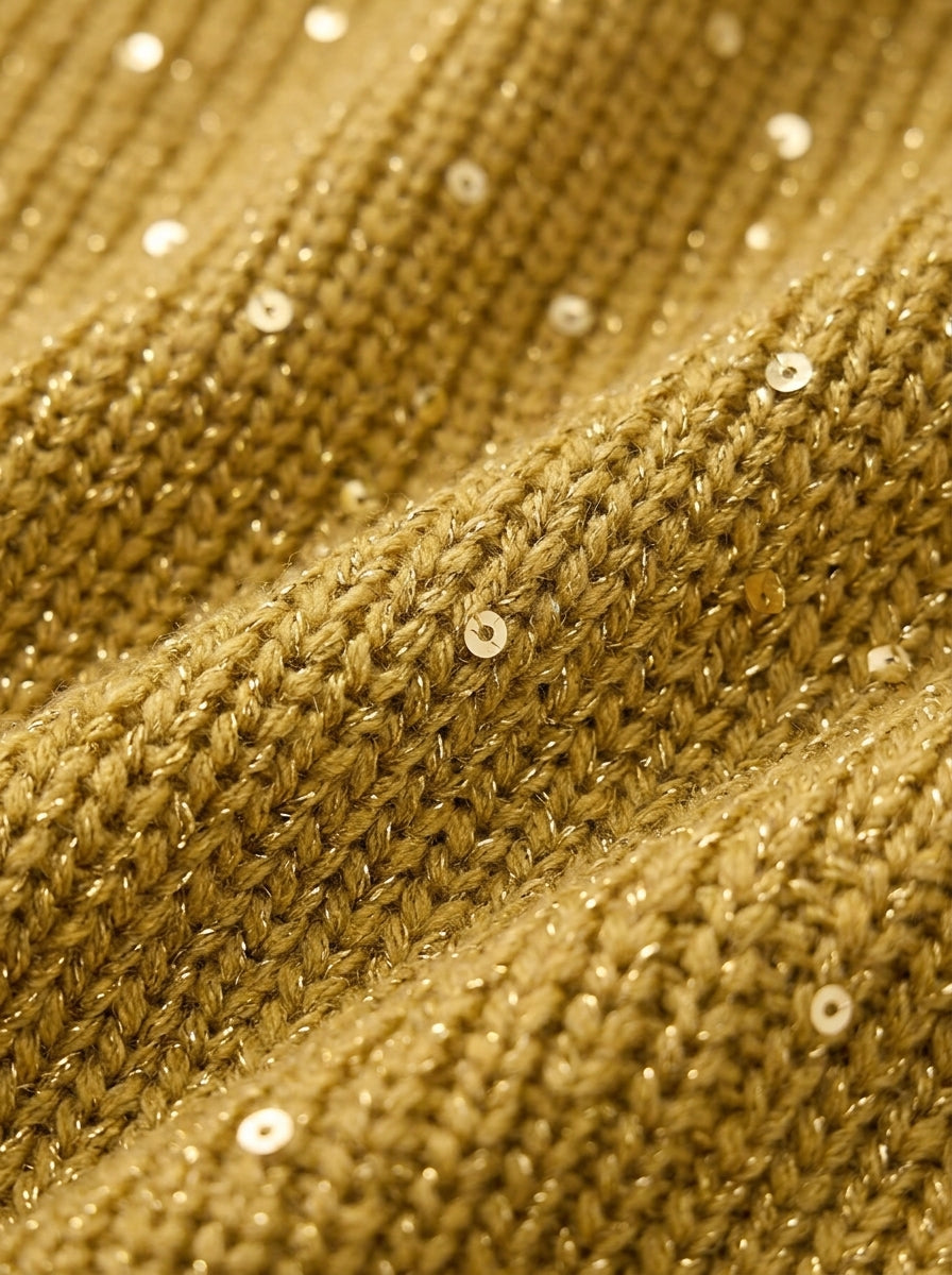 Ortensia | Oversize cardigan med guldknappar – bild 4