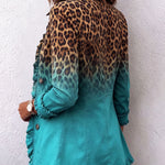 Barbara™ | Leopardmönstrad kavaj med toning – bild 3