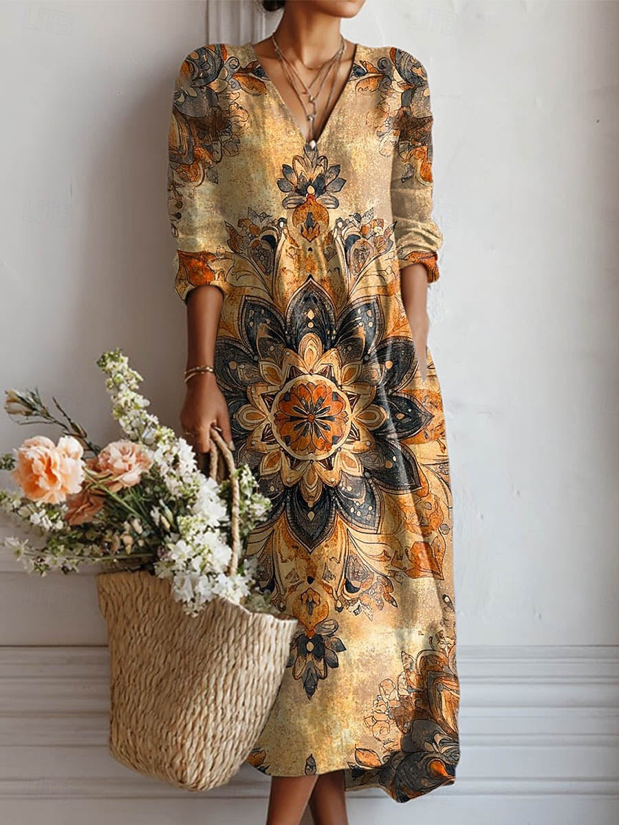 Beatriz – Boho-maxiklänning