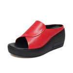 Eliza | Ortopediska sandaler med slip-on-design och kilklack – bild 3