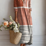 Adriana – Lång boho-klänning